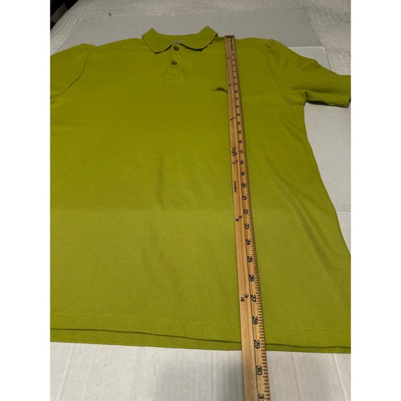 Tommy Bahama Men’s‎ Polo Medium Green Cotton Polyester Blend - Picture 4 of 7